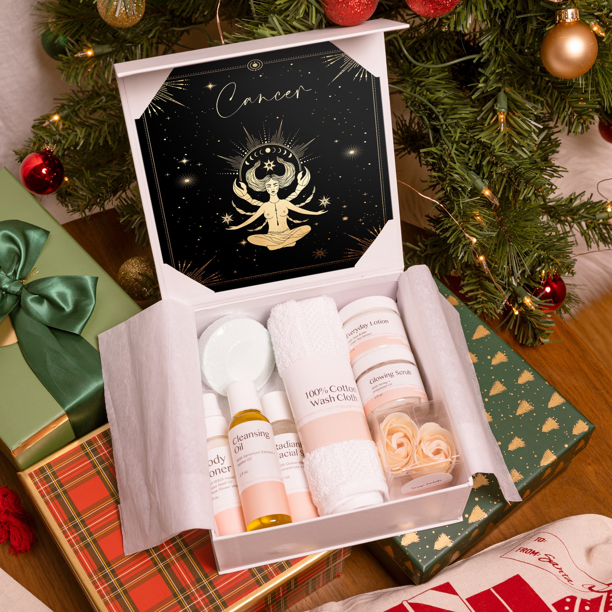 Cancer Zodiac Gift Gift Box Set Tarot birthday holiday Etsy