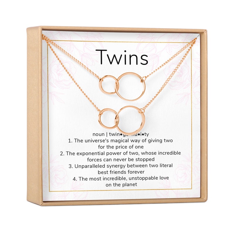 Twin Sister Gift Necklace Twin Birthday Gifts Twin Jewelry Etsy