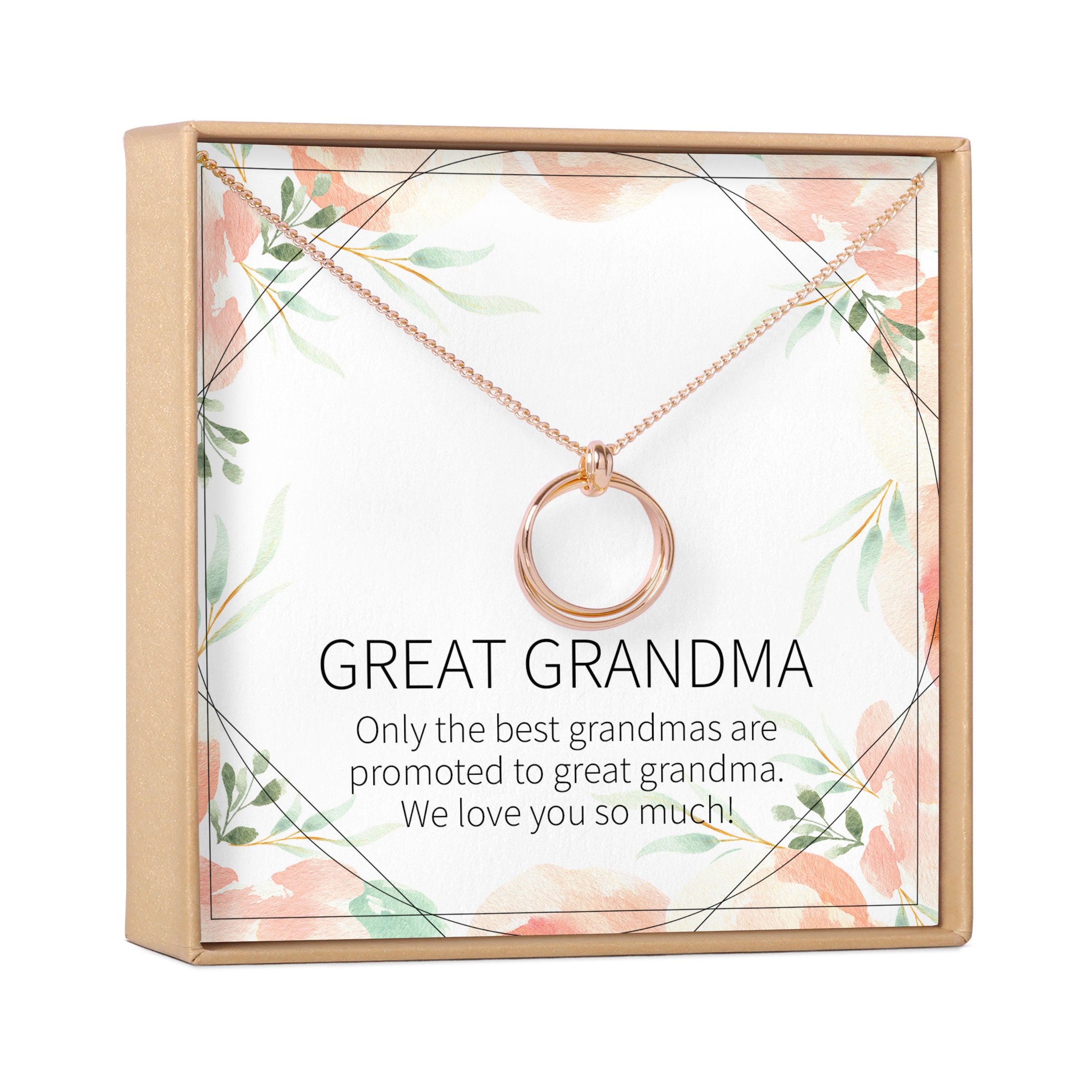 Great Grandmother Gift Necklace: Great 