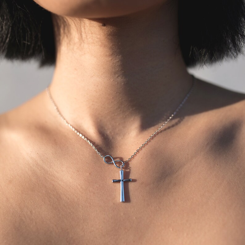 Confirmation Cross Necklace Christian Gift Necklace for Etsy Australia