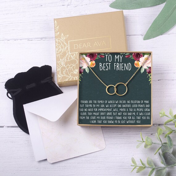 Best Friend Necklace BFF Necklace Best Friend Gift Jewelry Long Distance Quotes Friends Forever 2 Asymmetrical Circles Best Friend Necklace BFF Necklace Best Friend Gift Jewelry Long Distance Quotes Friends Forever 2 Asymmetrical Circles