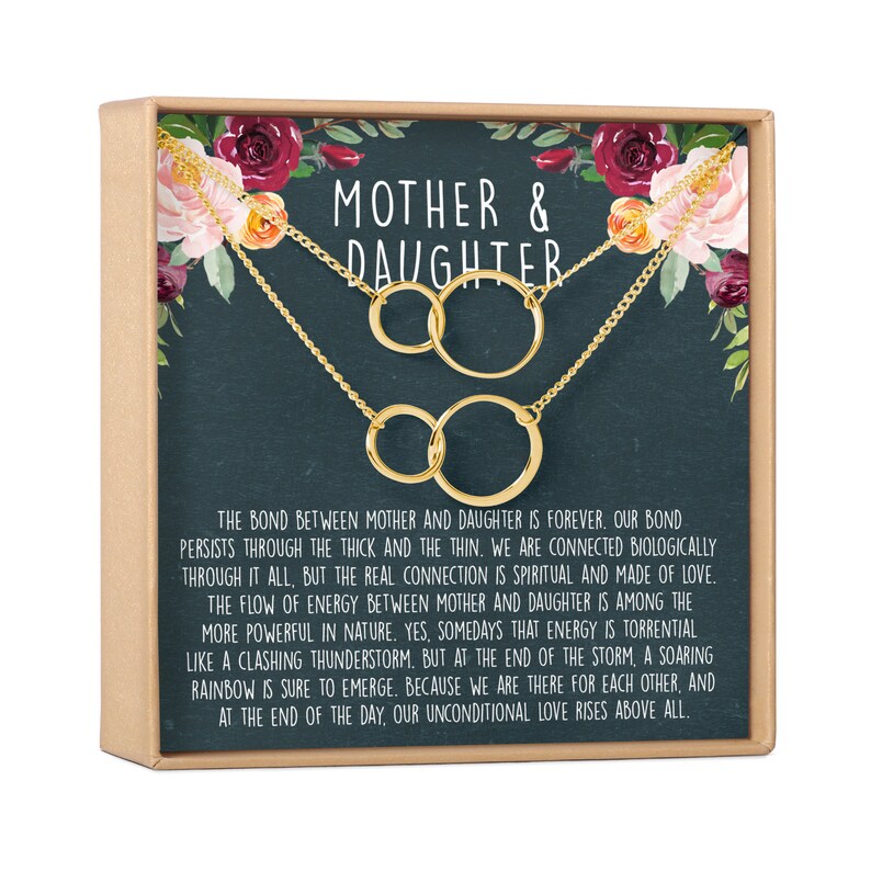 Mothers Day Gift from Daughter - Mother Daughter Necklace, Gifts for Mom, Mom Necklace 