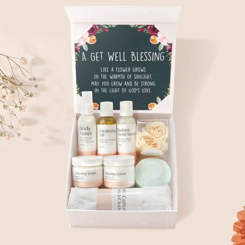 Get Well Soon Gift Gift Box Set Sick Friend Gift Feel Etsy