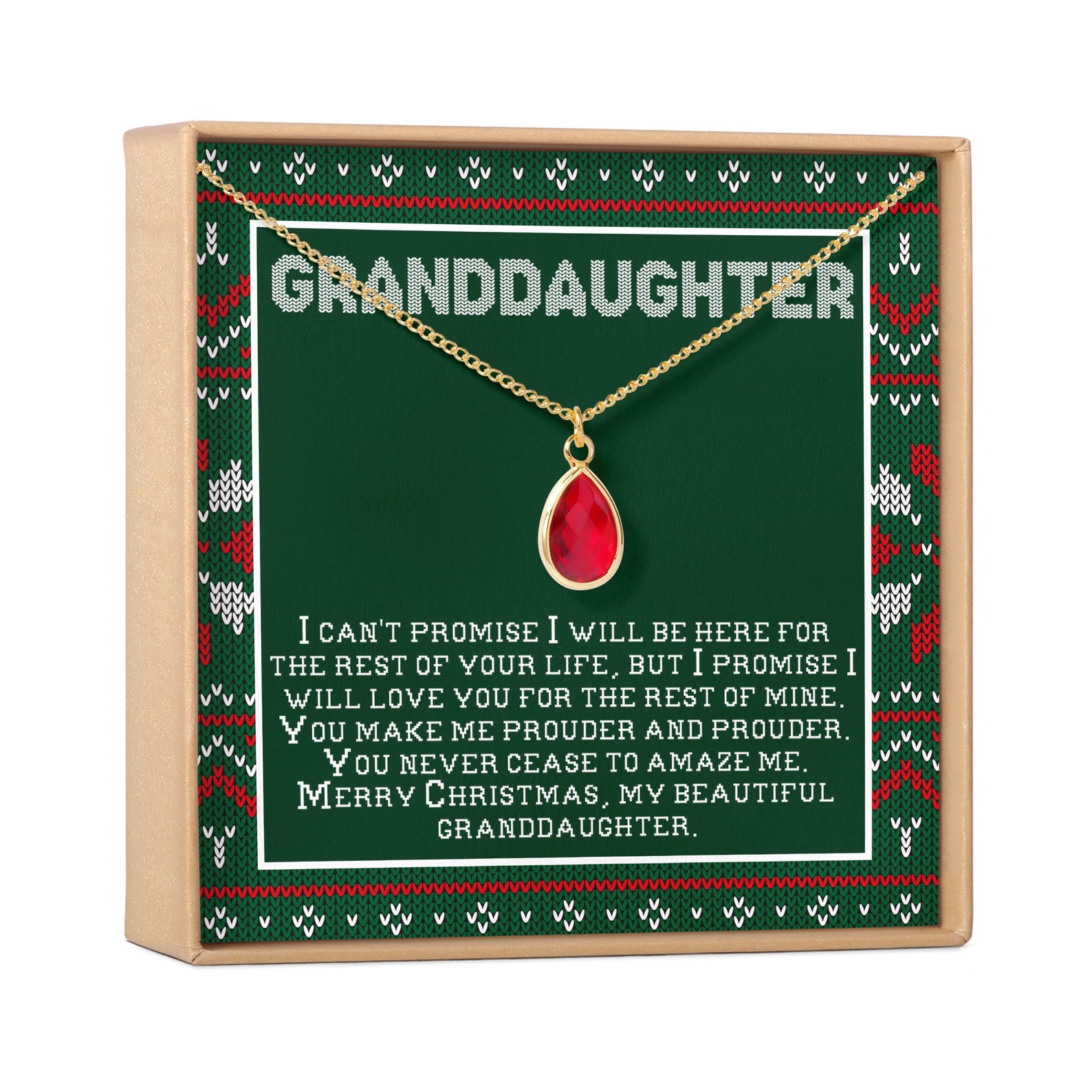 Christmas Gift for Granddaughter Present Necklace Jewelry Etsy