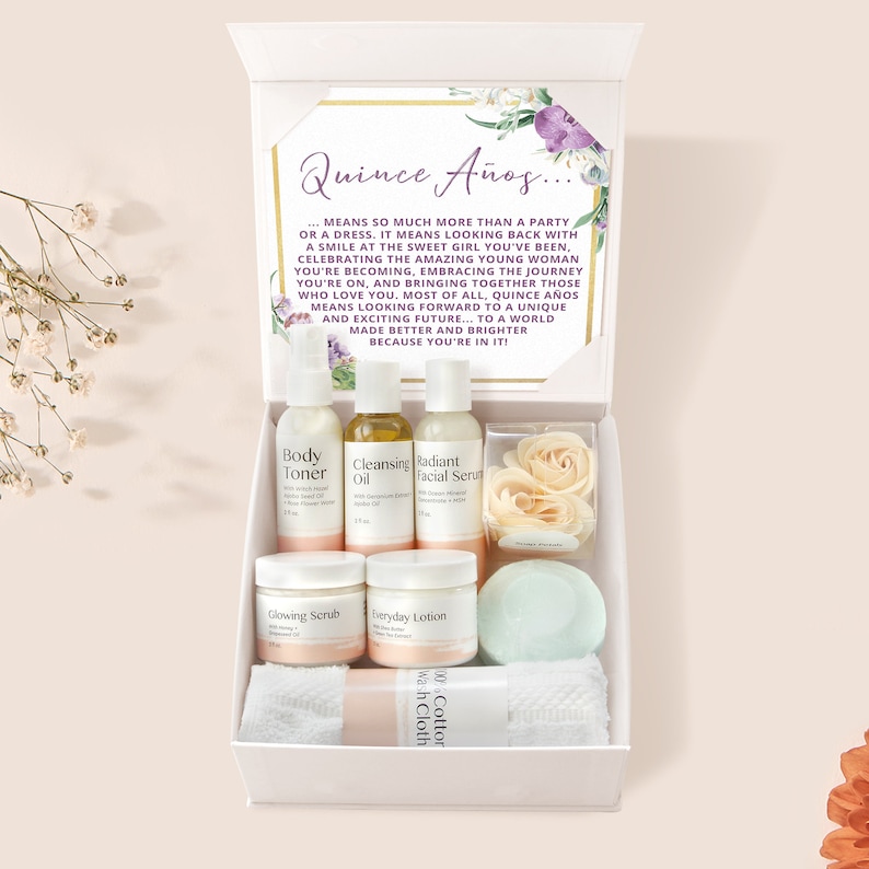 Quinceañera Gift Box / Gift Basket for Sweet Fifteen Gifts Etsy