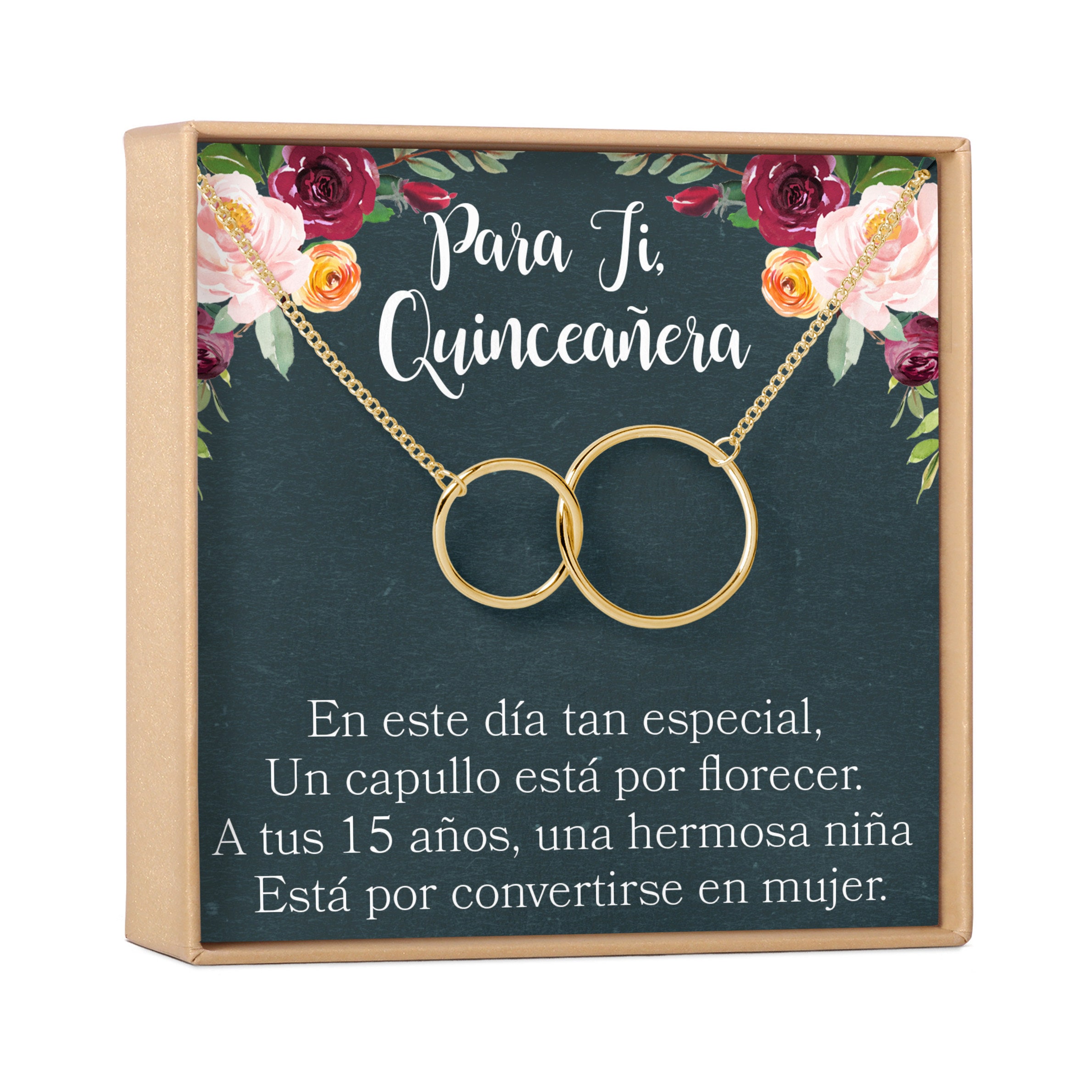 Quinceañera Gift Necklace Quinceanera Jewelry Sweet Fifteen Etsy