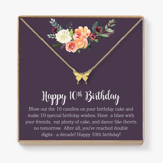 special 10th birthday gift ideas