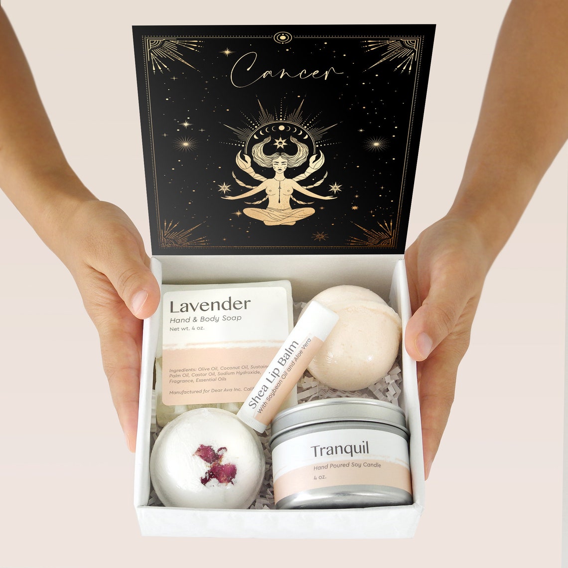 Cancer Zodiac Gift Gift Box Set Tarot birthday holiday Etsy