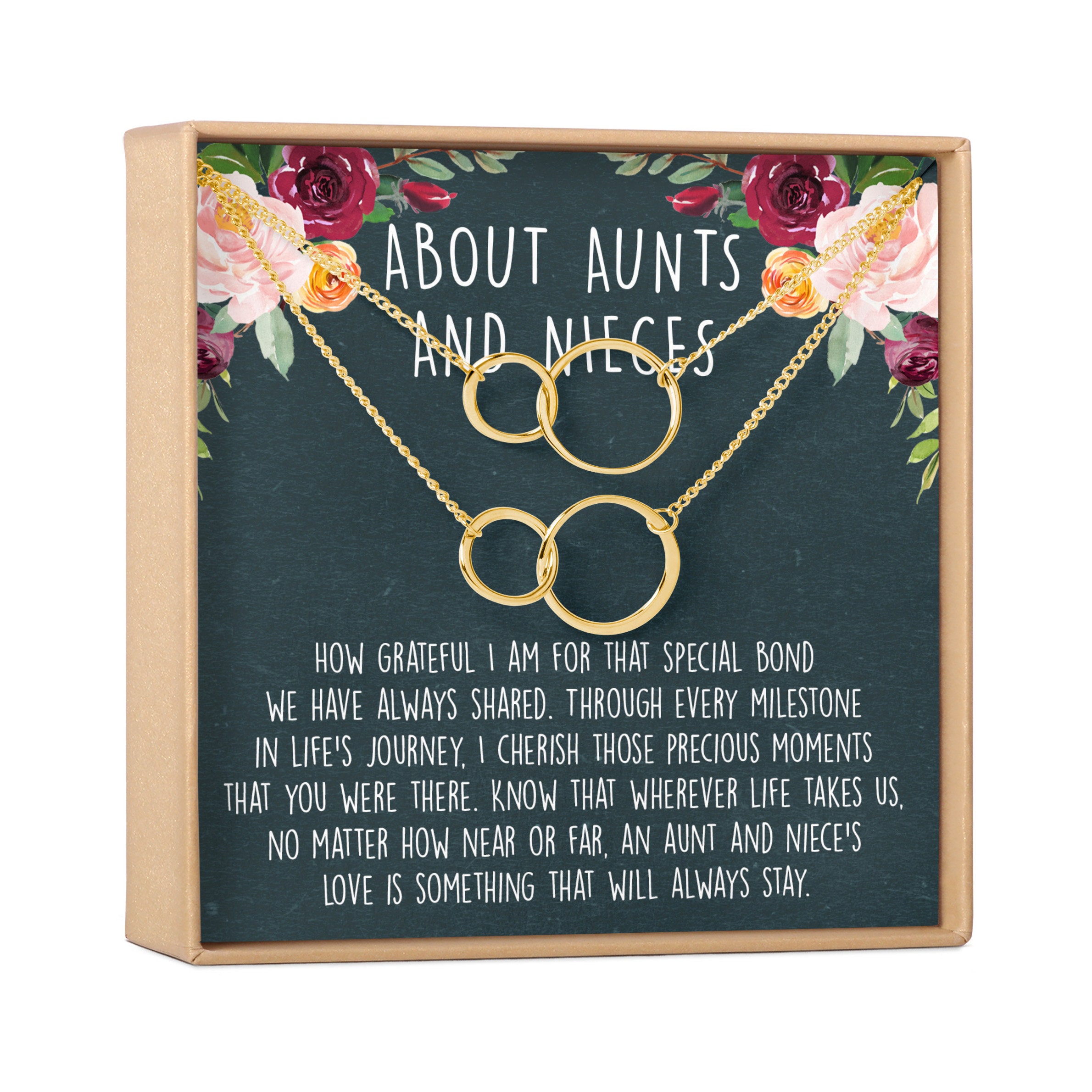 Funny Gifts for Aunt from Niece Nephew - Heart Necklace w Quote Card Jewelry, Birthday Gift for Best Aunt Ever, Cool Aunt, Favorite Auntie Gift (Rose Goldtone) - Walmart.com