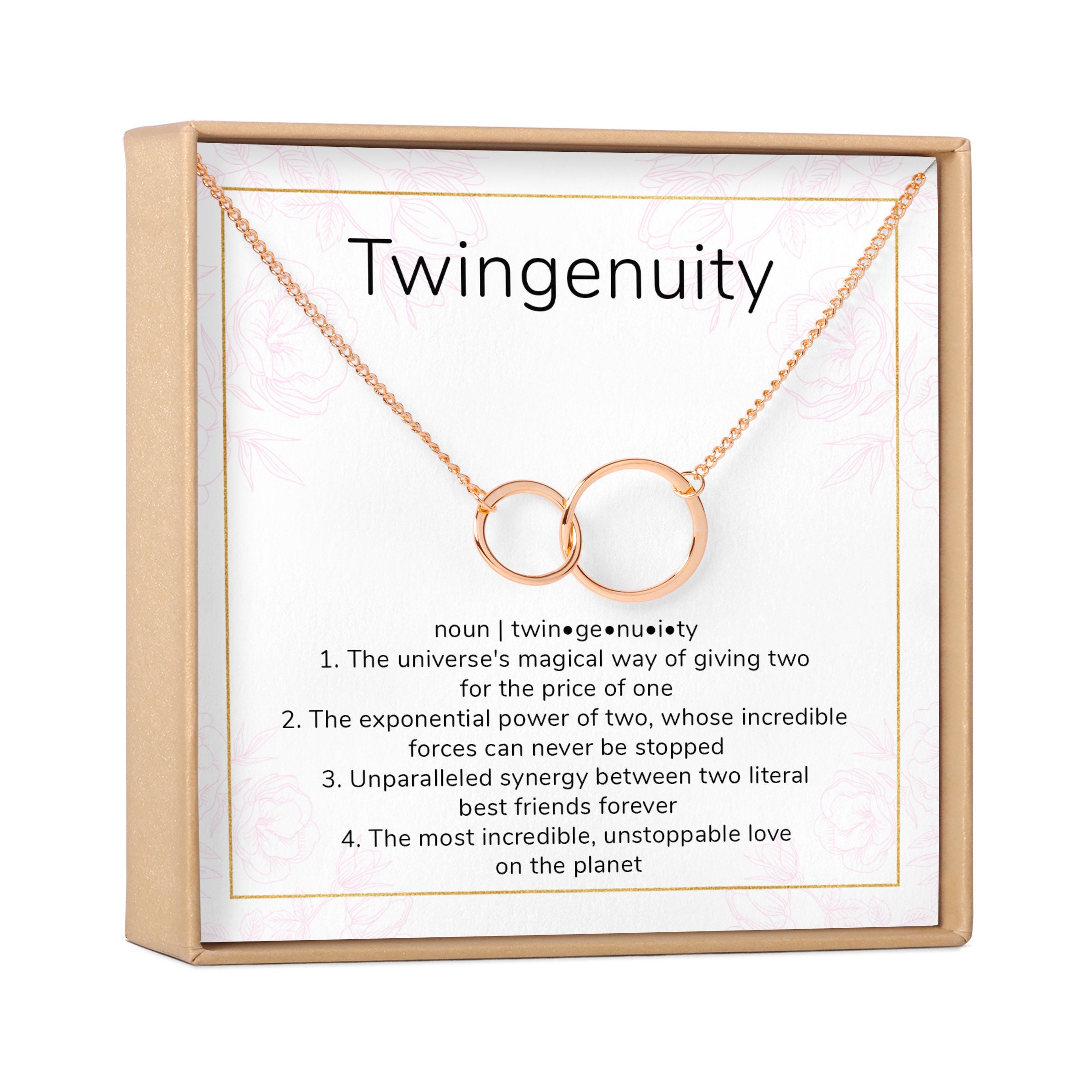 Twin Sister Gift Necklace: Twin Birthday Gifts Twin Jewelry - Etsy
