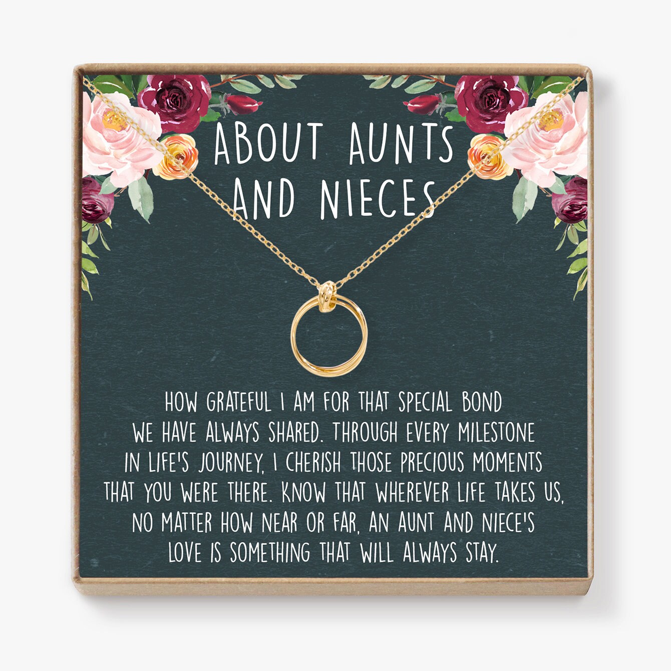 AuntNiece Necklace AuntNiece Gift AuntNiece Jewelry Etsy