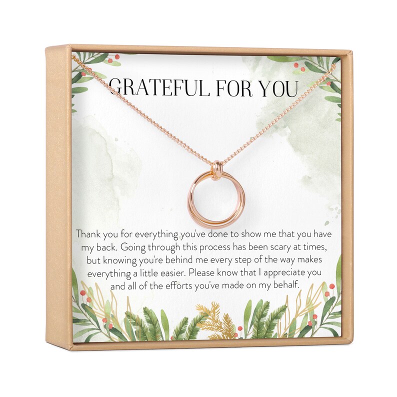 Gifts for Women Boss Thank You Necklace Best Gift for Etsy Ireland
