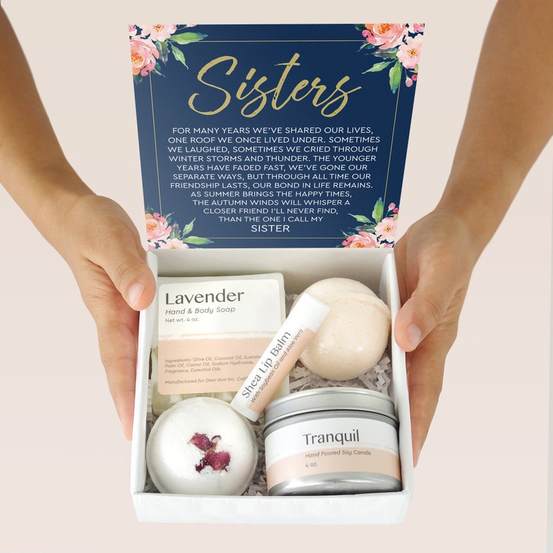 Sisters Gift Box Set Sister Gift Gift for Sister Sister Etsy