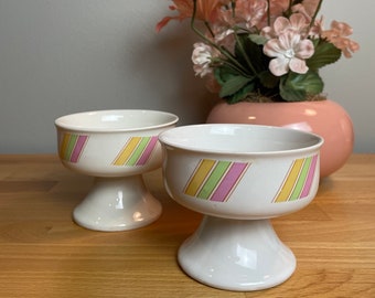 Pair of Vintage Dessert Bowls , Made in Japan