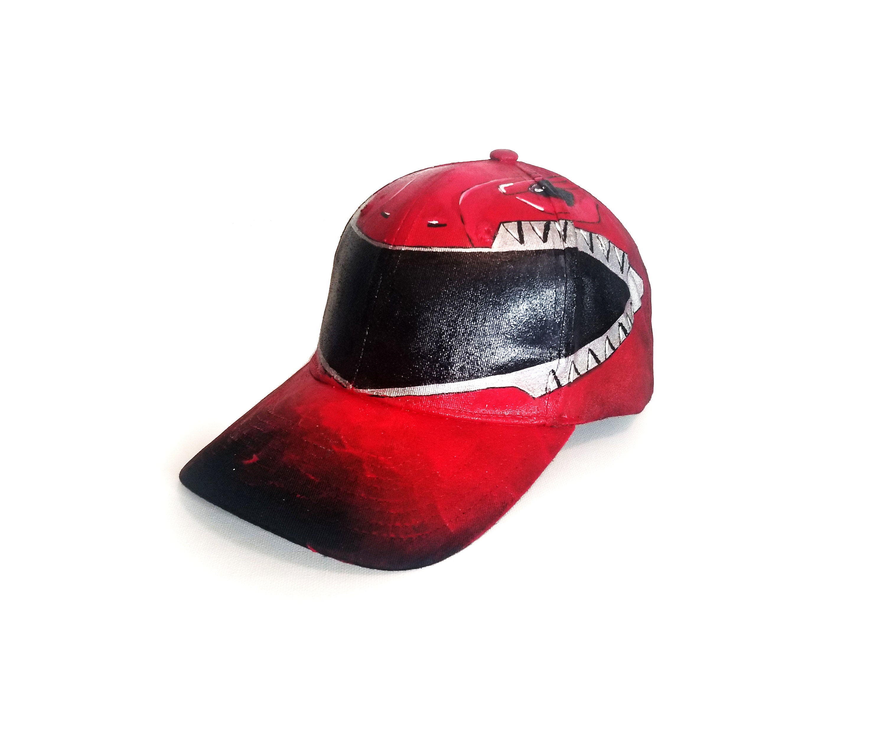 Power Rangers Hats Hand Painted Retro 