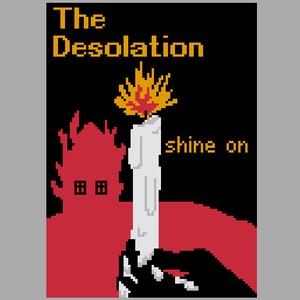 The Desolation Cross Stitch Pattern- Pulp Fiction Cover