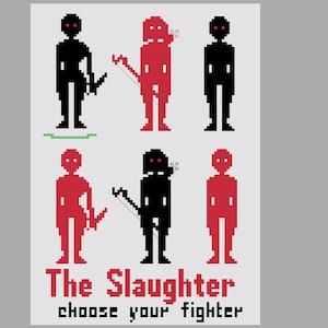The Slaughter Cross Stitch Pattern- Pulp Fiction Cover