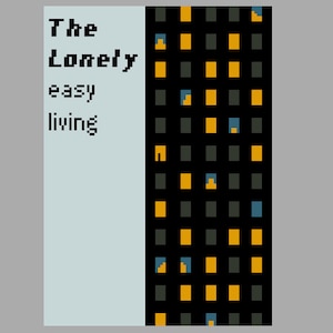 The Lonely Cross Stitch Pattern- Pulp Fiction Cover