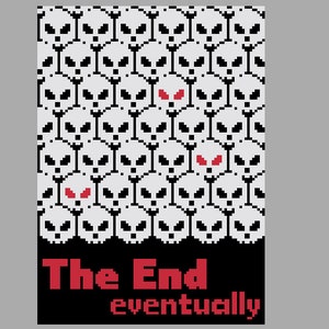 The End Cross Stitch Pattern- Pulp Fiction Cover