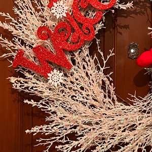 Christmas Ice Pick Icy Branch Pick Winter Ice Pick Christmas Wreath Branch  Ice Covered Branch Ice Stem Decoration 