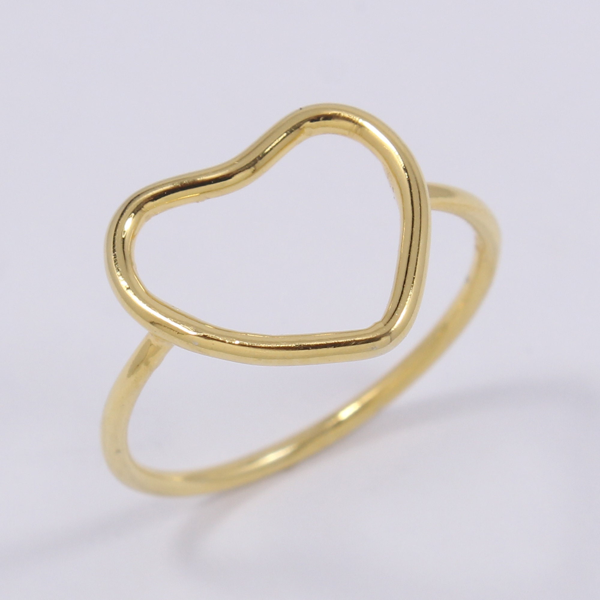 Bulk-buy Good Quality Real Gold Ring Women Simple 14K Solid Gold Ring  Designs Without Gemstone price comparison