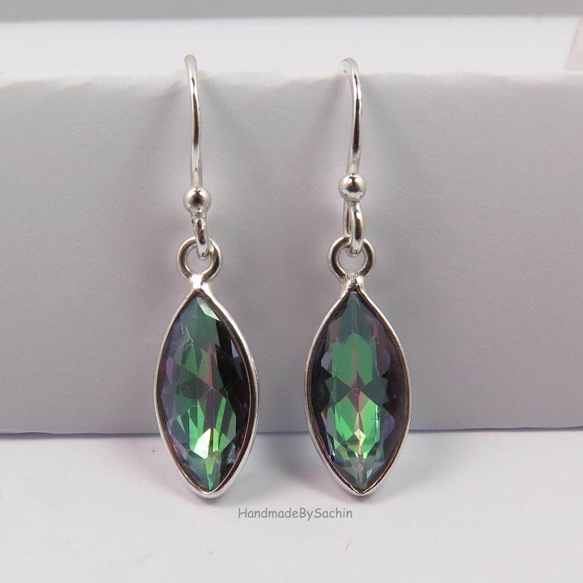 Mystic Quartz Drop Earrings SSF02 main image 0