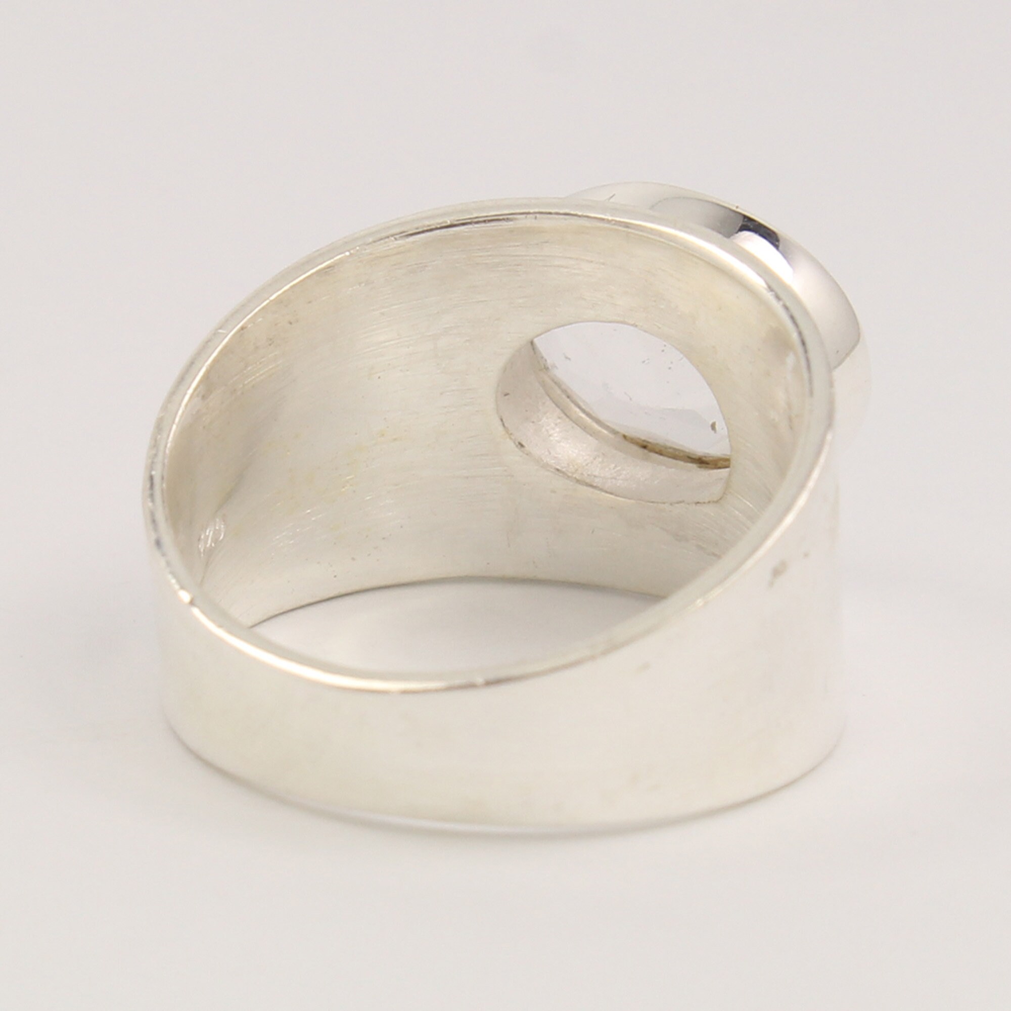 Quartz Silver Ring 925 Sterling Silver Natural Gemstone - Etsy
