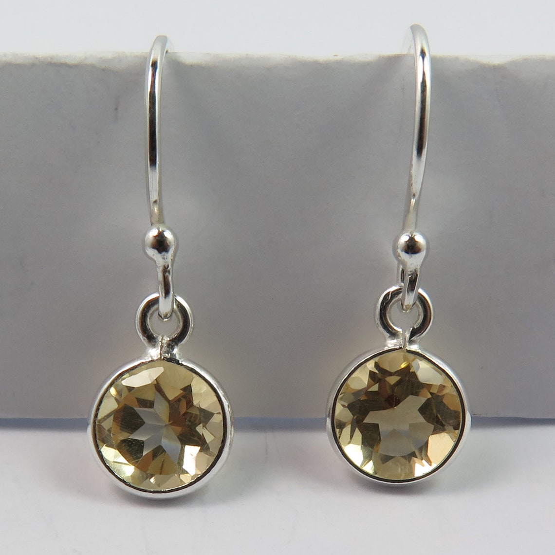 silver delicate earrings