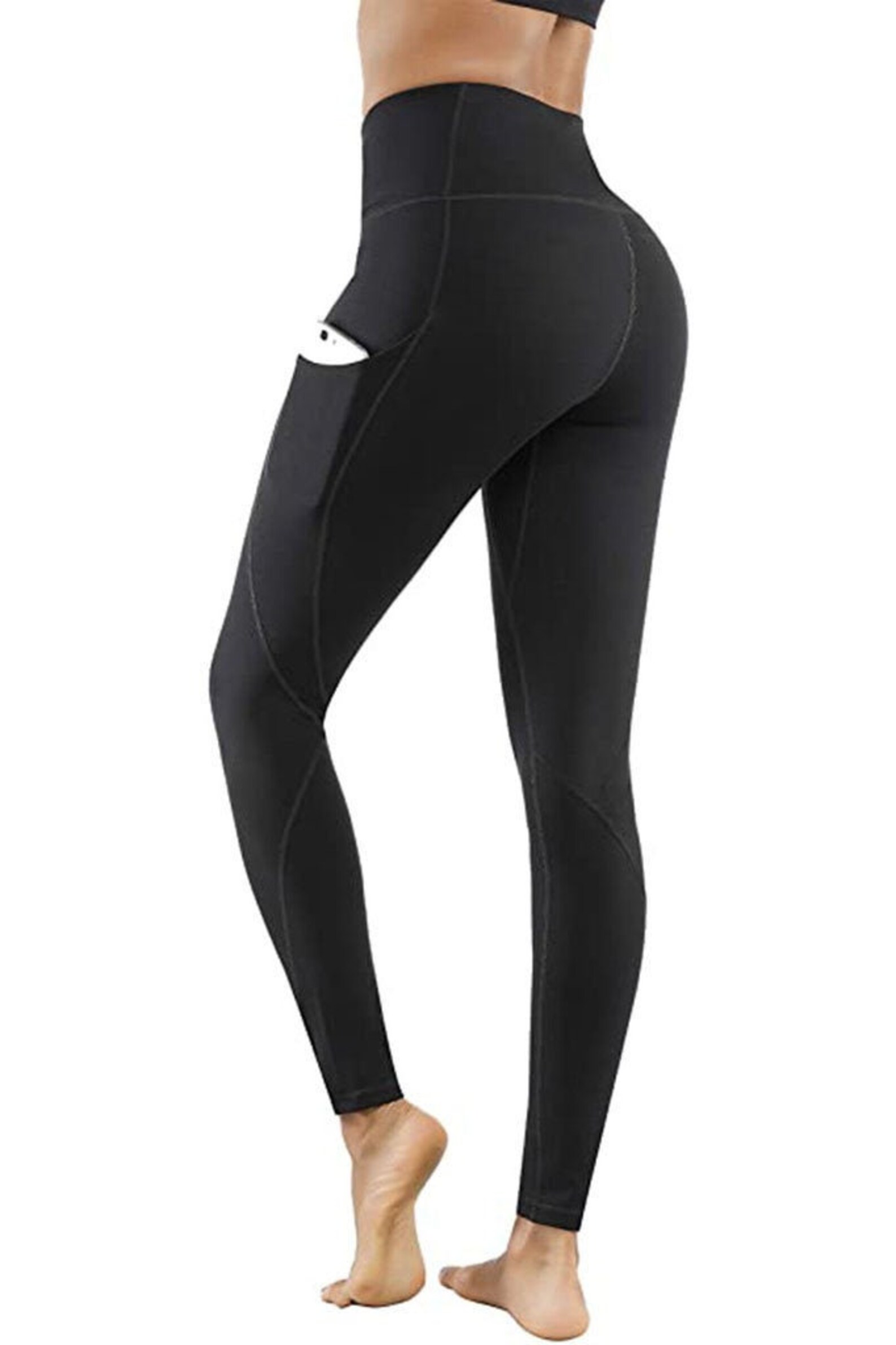 Black Yoga Pants Sport Leggings | Etsy