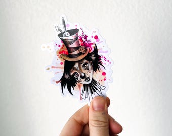 Trauriger Clown - Vinyl Aufkleber