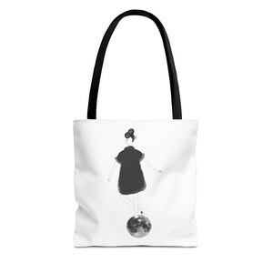 Balancing The Moon Tote Bag