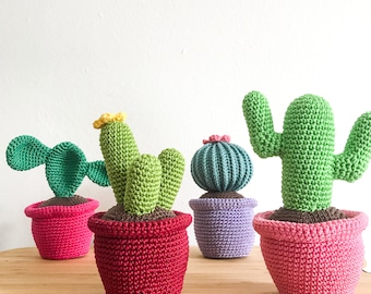 Cactus Quartet crochet pattern