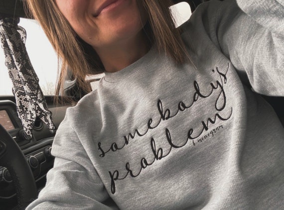 Somebodys Problem Morgan Wallen Sweatshirt Short Sleeve | Etsy