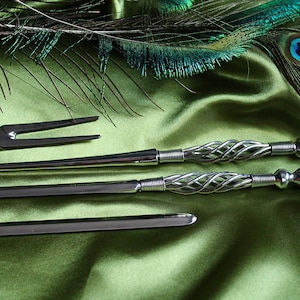 Set of forged skewers &quot;Musketeer&quot;- for BBQ, kebab, shashlik, shish kebab, shampur, iron gifts, grill accessories, forged stiks for kebab