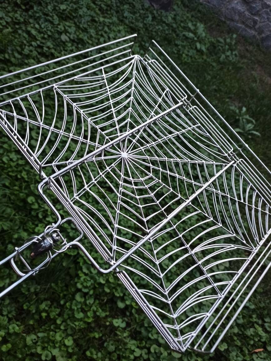Cobweb - Custom Open Fire Cooking Basket, Portable Stainless Fire Pit ...