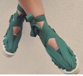 Eco Espadrilles wedges / heels Made colored espadrilles in Cadaqués product logo