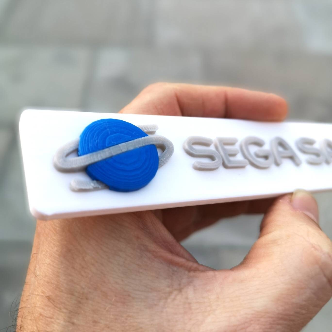 Sega Saturn logo shelf sign/fridge magnet | Etsy