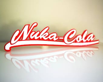 Aimant de réfrigérateur / présentoir Nuka-Cola - Logo de jeux vidéo classiques