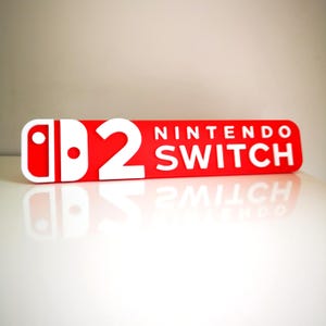 Nintendo Switch 2 Regalständer/Kühlschrankmagnet - Video Games Logo Kühlschrank-/Automagnet