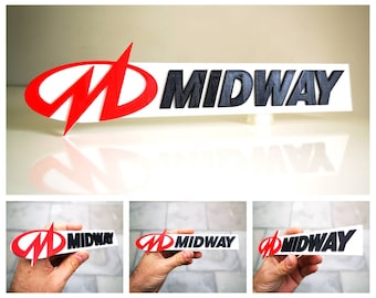 Midway fridge magnet / shelf display - Classic Video Games Logo