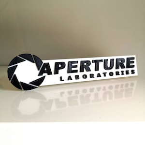 Aperture Laboratories logo shelf display/fridge magnet