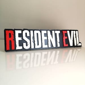 Resident Evil fridge magnet / shelf display - Classic Video Games Logo