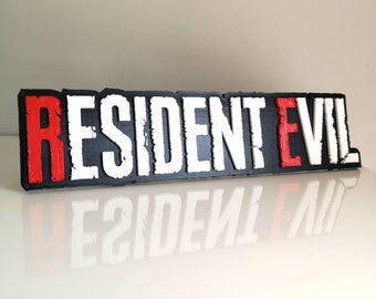 Resident Evil fridge magnet / shelf display - Classic Video Games Logo