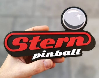 Stern fridge magnet / shelf display - Classic Pinball Logo