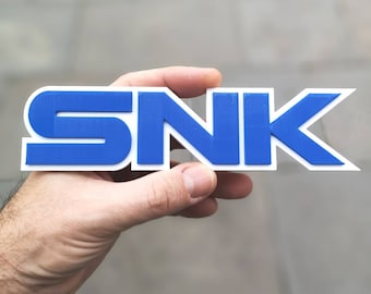 SNK fridge magnet / shelf display - Classic Video Games Logo