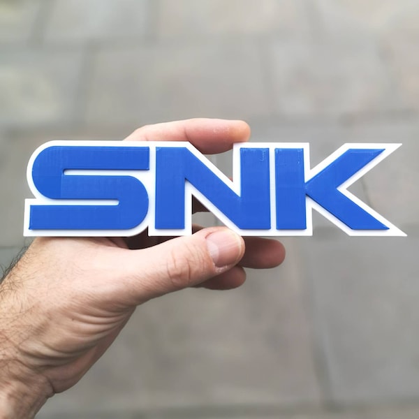 SNK fridge magnet / shelf display - Classic Video Games Logo