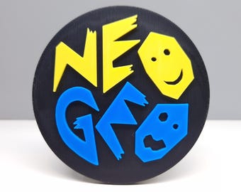 Neo Geo fridge magnet / shelf display - Retro 80s 16bit Video Games Logo