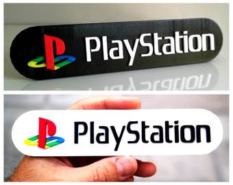 Sony Playstation 3D fridge magnet/shelf display - Retro Video Games PS1 Logo