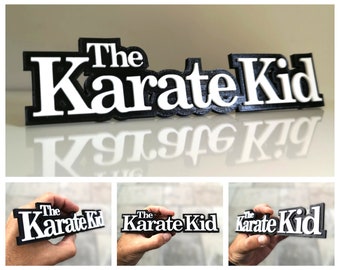 Karate Kid fridge magnet / shelf display - Classic Movie Logo