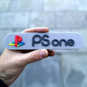 Sony PSone 3D fridge magnet/shelf display - Retro Video Games PS1 Logo
